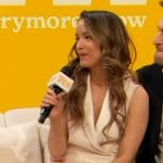 Audrey Hussey’s white jumpsuit on The Drew Barrymore Show