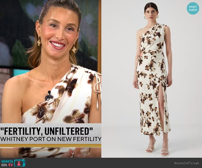 Bec + Bridge Pauline Dress worn by Whitney Port on CBS Mornings