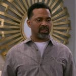 Bennie’s gray plaid shirt on The Upshaws