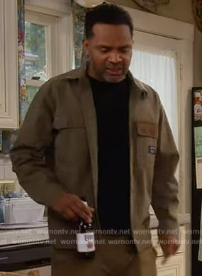 Bennie’s green jacket on The Upshaws
