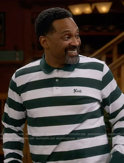 Bennie’s striped shirt on The Upshaws