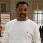 Bennie’s white sweater on The Upshaws
