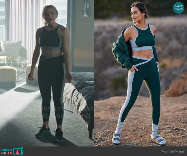 Beyond Yoga Spacedye On Block Bra worn by Lexy Cross (Alyvia Alyn  Lind) on Chucky