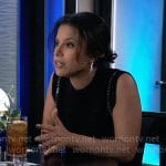 Blaze’s black top with chain details on General Hospital