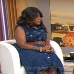 Brittney Spencer’s denim dress on CBS Mornings