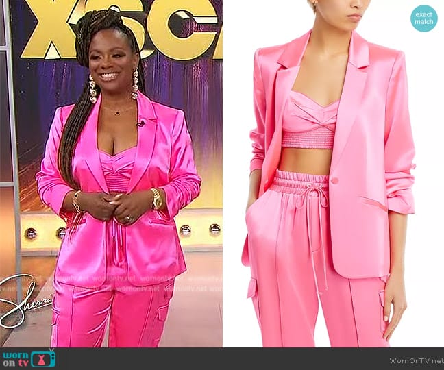 Cinq a Sept Nikola Top worn by Kandi Burruss on Sherri