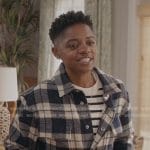 Coop’s blue plaid flannel shirt on All American