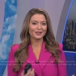 Dani’s fuchsia pink blazer dress on Good Morning America