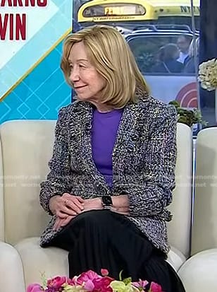 Doris Kearns Goodwin’s tweed blazer on Today