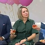 Dylan’s green smocked waist shirtdress on Today