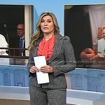 Erin McLaughlin’s grey blazer and cropped pants on Today