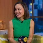 Eva’s green scalloped dress on Good Morning America