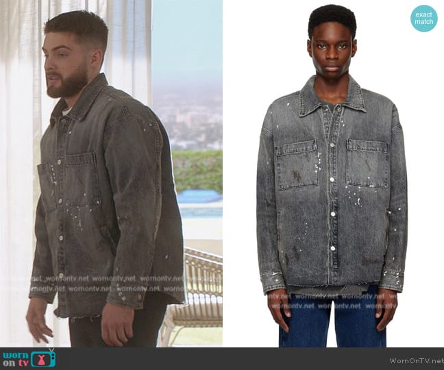 Frame Raw Edge Denim Jacket worn by (Cody Christian) on All American