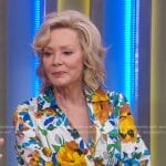 Jean Smart’s floral print shirtdress on Good Morning America