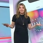 Jenna’s black slit dress on Today