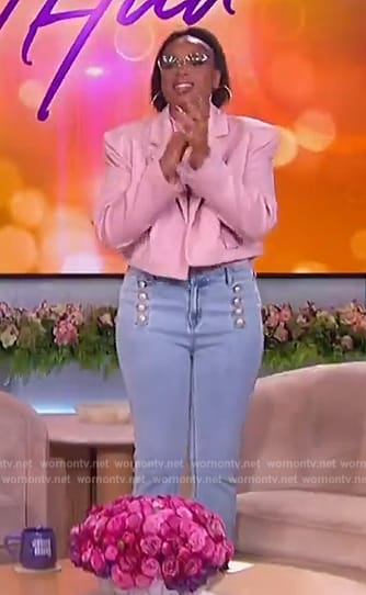 Jennifer’s denim jeans on The Jennifer Hudson Show