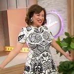 Jennifer Tilly’s white shell embroidered dress on Sherri