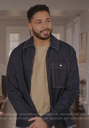 Jordan’s denim jacket on All American