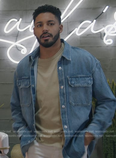 Jordan’s denim jacket on All American