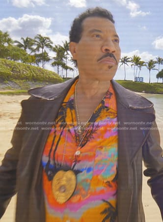 Lionel Richie’s Hawaiian shirt on American Idol