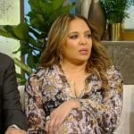 Luna Lauren Velez’s floral print dress on Tamron Hall Show