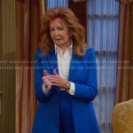 Maggie’s blue blazer and pants on Days of our Lives
