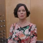 Margaret’s floral long sleeved dress on So Help Me Todd