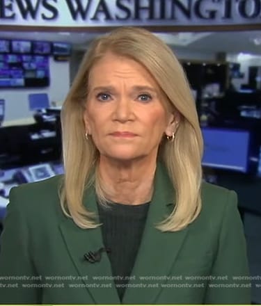 Martha’s green blazer on Good Morning America