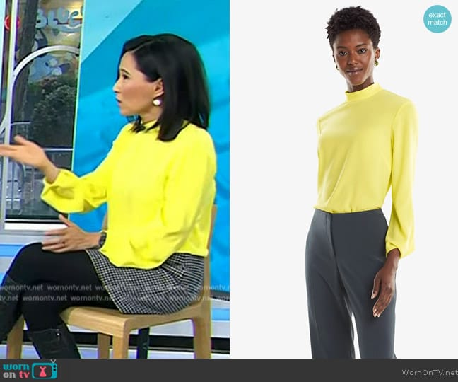 M.M. LAfleur The Sohee Top worn by Vicky Nguyen on Today