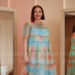 Molly’s sheer multi color maxi dress on Loot