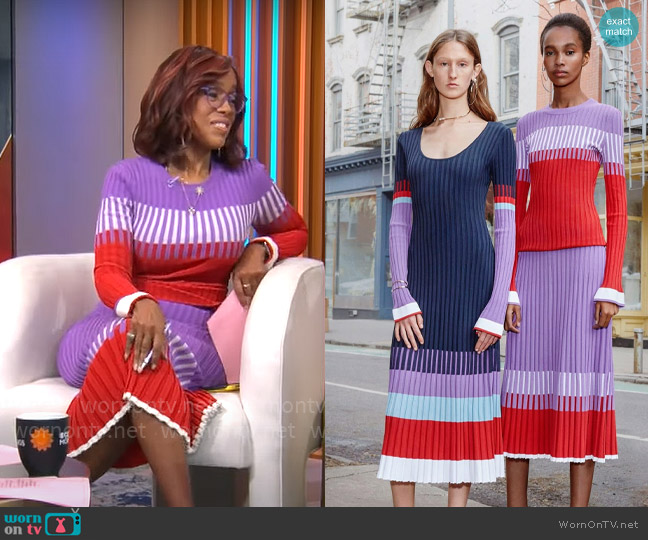 Prabal Gurung Pre-Fall 2019 Collection worn by Gayle King on CBS Mornings