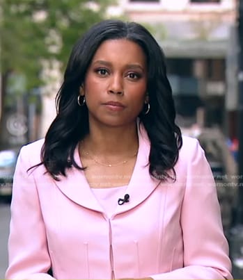 Rachel’s pink blazer on Good Morning America