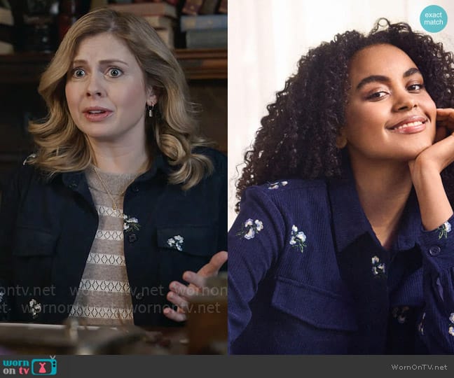 Saint Tropez Anji Shirt worn by Sam (Rose McIver) on Ghosts