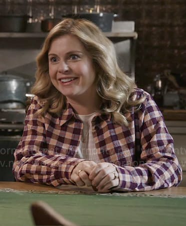Sam’s plaid overshirt on Ghosts