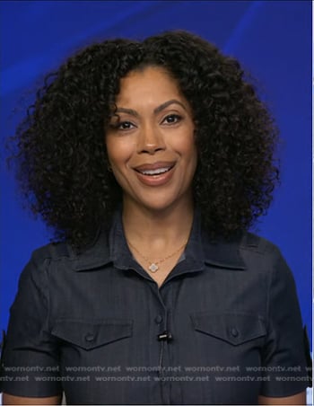 Shirleen’s denim shirtdress on Good Morning America