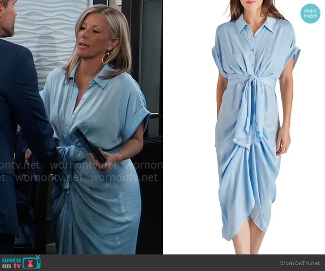 Steve Madden Tori Dress worn by Carly Spencer (Laura Wright) on General Hospital