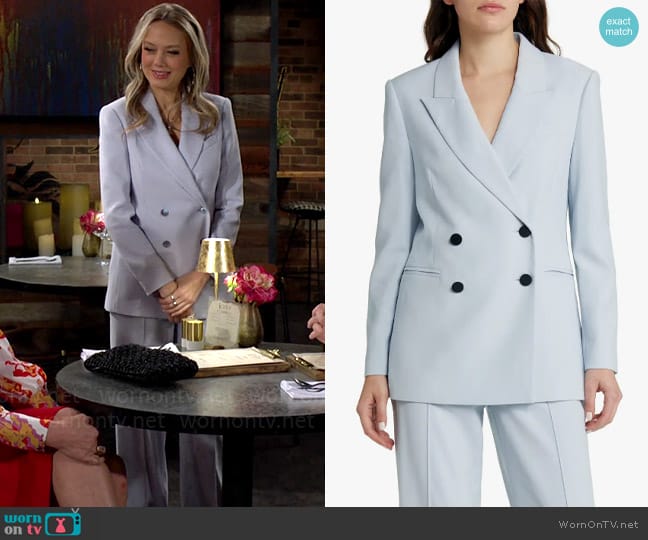 Ted Baker Hildia Blazer worn by Abby Newman (Melissa Ordway) on The Young and the Restless