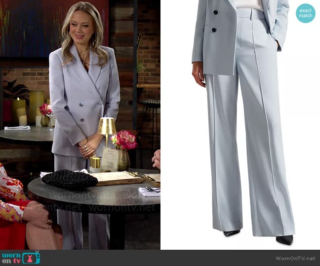 Ted Baker Hildiat Trousers worn by Abby Newman (Melissa Ordway) on The Young and the Restless