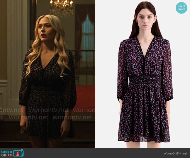 The Kooples Short Printed Dress with Smocking worn by Lexy Cross (Alyvia Alyn  Lind) on Chucky