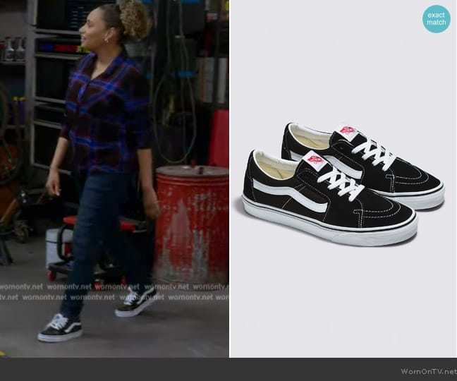 Vans SK8-Low Shoe worn by (Rosanny Zayas) on The Upshaws