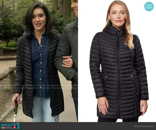32 Degrees Ultra-Light Down Jacket worn by Rebecca Alexander on Today