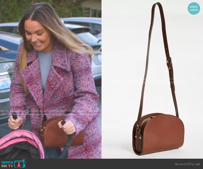 A.P.C. Half Moon Bag in Noisette worn by Jo Wilson (Camilla Luddington) on Greys Anatomy