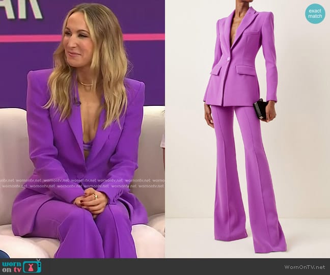 Alex Perry Alex Slim-Cut Blazer worn by Nikki Glaser on Today