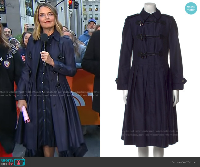 Burberry Trench Coat worn by Savannah Guthrie on Today