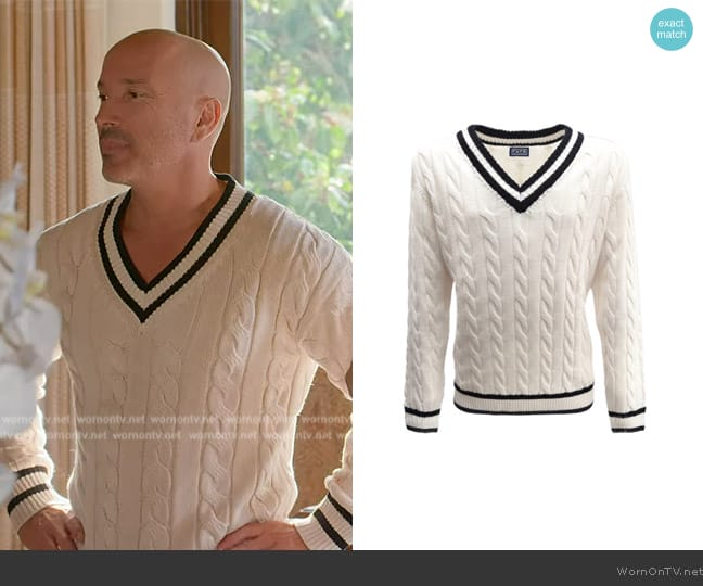 Fefe Napoli Cambridge Sweater worn by (Brett Oppenheim) on Selling the OC
