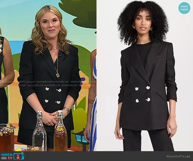 Veronica Beard Kiernan Dickey Jacket worn by Jenna Bush Hager on Today