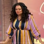 Michelle Buteau’s  striped mini dress on Sherri