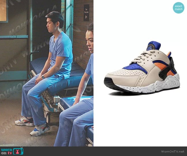 Nike Huarache Sneaker in ACG Mowabb worn by Benson Kwan (Harry Shum Jr.) on Greys Anatomy