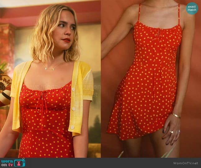 Realisation Par Inez Dress in Rossa worn by Imogen Adams (Bailee Madison) on Pretty Little Liars Original Sin