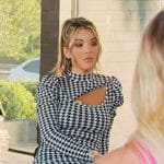 Alex’s houndstooth print cutout dress on Selling the OC